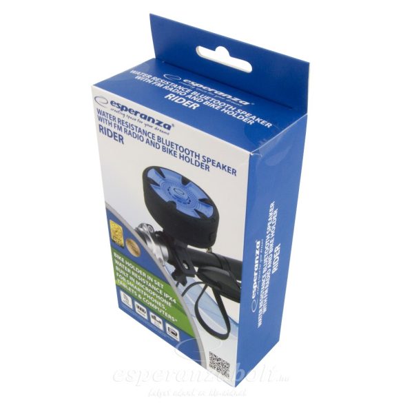 Esperanza Bluetooth Hangszóró Biciklihez Vízálló Rider EP146KB