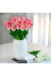 Élethű gumi tulipán pink 34 cm 1 szál