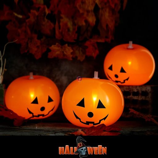 5 db-os felfújható Halloween tökfej LED világítással