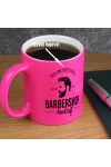 Prémium logózott, fényképes neon bögre, egyedi grafikával 350 ml neon pink