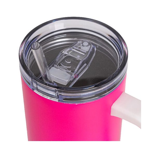 Egyedi fényképes / logózott utazó termosz bögre, egyedi grafikával 1200 ml Neon Pink