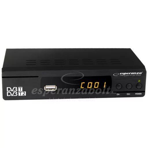 Esperanza beltéri egység set top box tuner DVB-T/T2 EV104