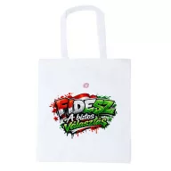   A biztos választás - texil reklámtáska - 38 x 40 cm fehér