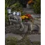 XL Npelemes krokodil figura kaspóval 45 cm LED világítással
