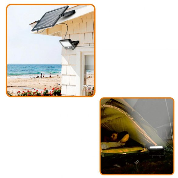 Home Szolár paneles LED reflektor, mozgásérzékelős 10 W 1100 LM FLP 1100 SOLAR