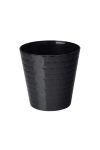Kaspó DIAMENT kerek 17 műanyag 17x17 cm fekete