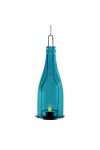 HOME Dekorációs üveg LED mécsessel, kék GB 23/BL