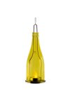 HOME Dekorációs üveg LED mécsessel, sárga GB 23/YE