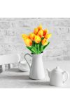 Élethű tapintású tulipán Narancs  33 cm 1db