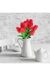 Élethű tapintású tulipán Piros 33 cm 1db