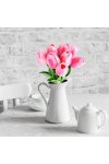Élethű tapintású tulipán Rózsaszín 33 cm 1db