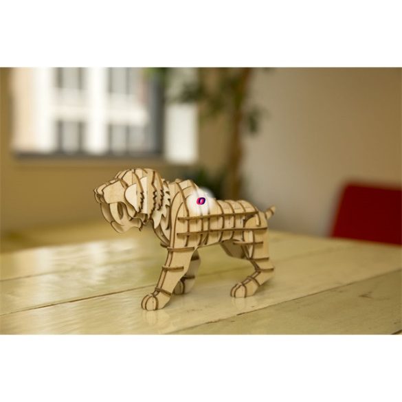 3D fa puzzle, tigris