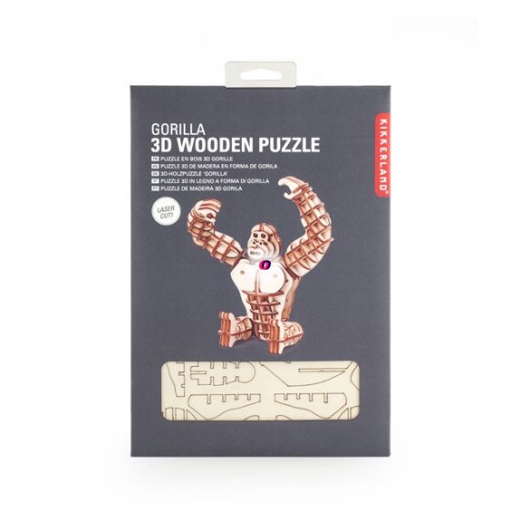 3D fa puzzle, gorilla