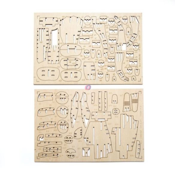 3D fa puzzle, kéz