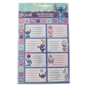   Disney Lilo & Stitch – „Aliens” füzetcímke matricával – 16 darabos szett