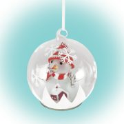 HOME LED-es figurás üveggömb piros GLG 13-os RD