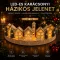 LED-es karácsonyi házikós jelenet, 47 cm