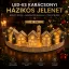 LED-es karácsonyi házikós jelenet, 47 cm