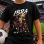 Ibrahimovic póló gyerek és felnőtt méretekben, fekete, fehér
