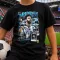 Leo Messi póló gyerek és felnőtt méretekben, fekete, fehér