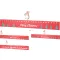 Fa adventi kalendárium piros,  – 40 cm, 3 féle design