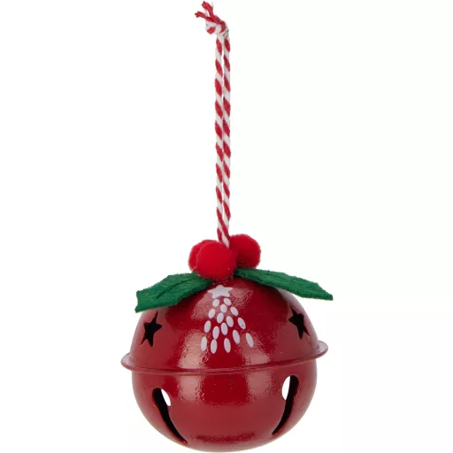 6 részes fém harang függődísz szett 5x5 cm