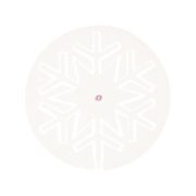 Hópihe kerek formában hungarocell 8cm 8 db-os szett
