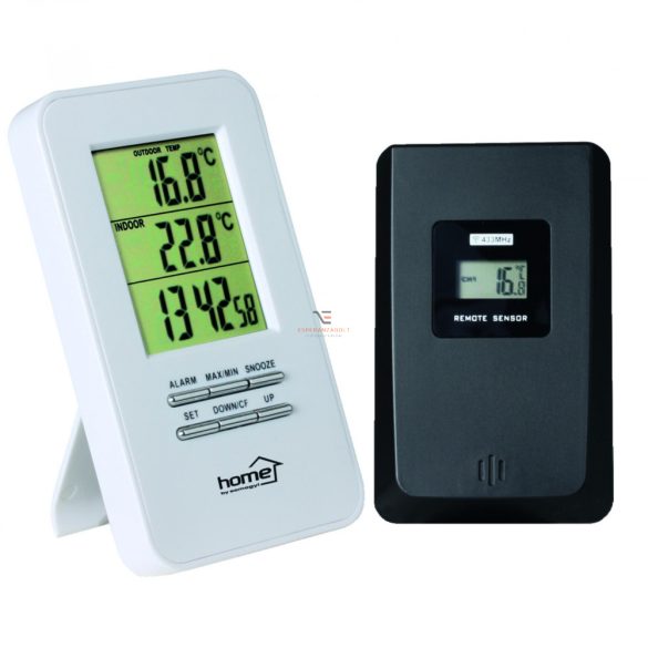 Home Vezeték nélküli külső-belső hőmérő ébresztőórával HC 11
