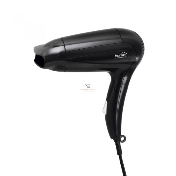 Home Hajszárító, fekete, 1400 W, 2 sebesség, behajtható nyél HG HSZ 18
