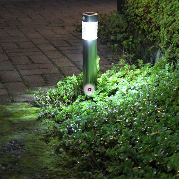 XL Inox Napelemes Lámpa mozgásérzékelővel 52,5cm 50lm