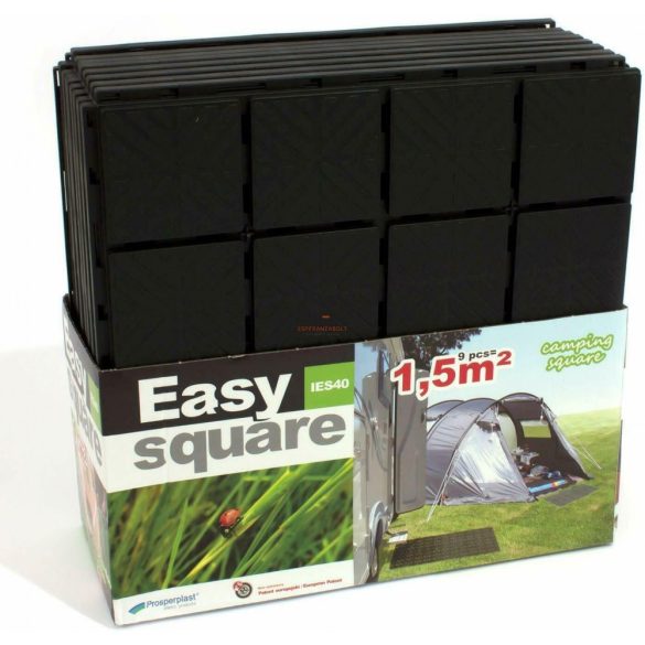 Járólap Easy Square műanyag teraszburkolat, járdalap 1,5m2 / csomag