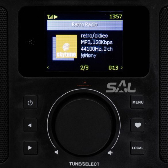 Home Internet rádió, 5in1, fekete INR 5000/BK