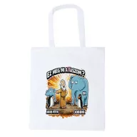   Jakab Péter DK 2026 - texil reklámtáska - 38 x 40 cm fehér