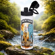 Jakab Péter DK 2026 -  fém kulacs 850 ml