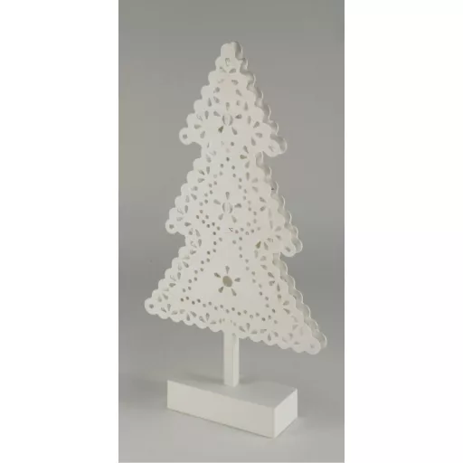 HOME LED-es asztali dísz, fenyőfa, 4,5V KAD 19 PINE