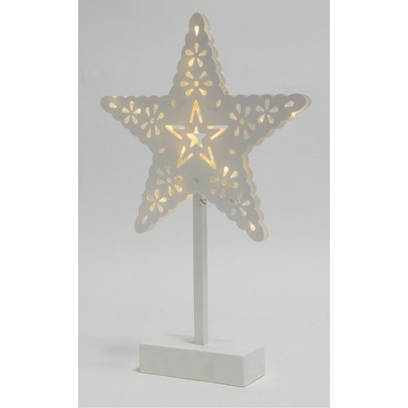 HOME LED-es asztali dísz, csillag, 4,5V KAD 20 STAR