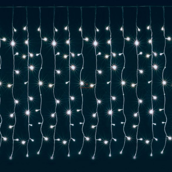 HOME LED-es jégcsap fényfüggöny, 2x1m hidegfehér kültéri KAF 210LC