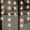 Beltéri csillag fényfüggöny 1,35m melegfehér 50 LED