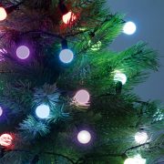 HOME LED-es gömb fényfüzér 50LED 4,9m színes KBC 50