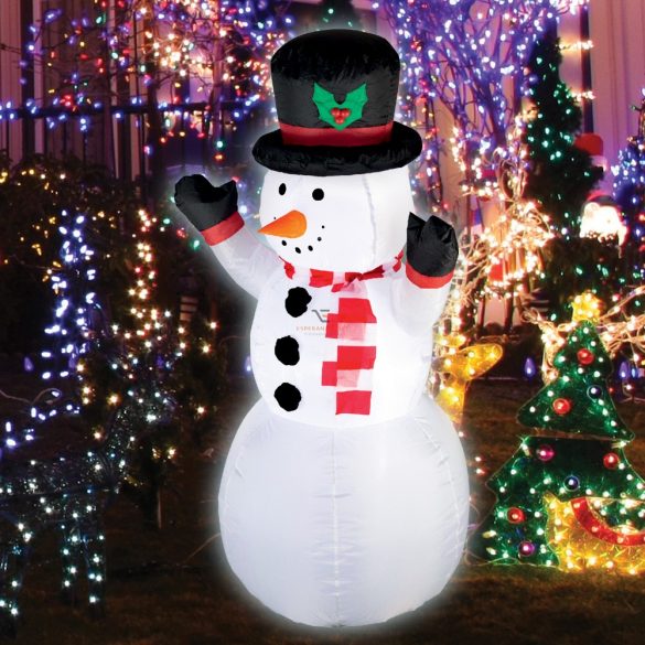 HOME XL Felfújható hóember120cm LED Kültéri KD 120 H