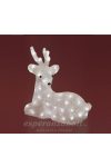 HOME LED-es rénszarvas dekoráció, akril, 34x36cm, IP44, 230V KDA 7