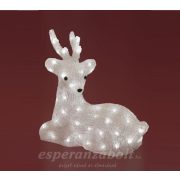   HOME LED-es rénszarvas dekoráció, akril, 34x36cm, IP44, 230V KDA 7