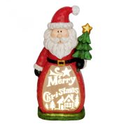 Home LED-es kerámia figura Mikulás KDC 48