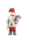 Home KDD32 Táncoló, zenélő Mikulás, piros nadrág, 30 cm KDD 32