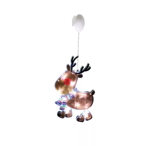 HOME LED-es ablakdísz, rénszarvas, 26cm, 4,5V KID 311