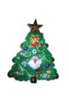 HOME LED-es ablakdísz, karácsonyfa, 20cm, 4,5V KID 314