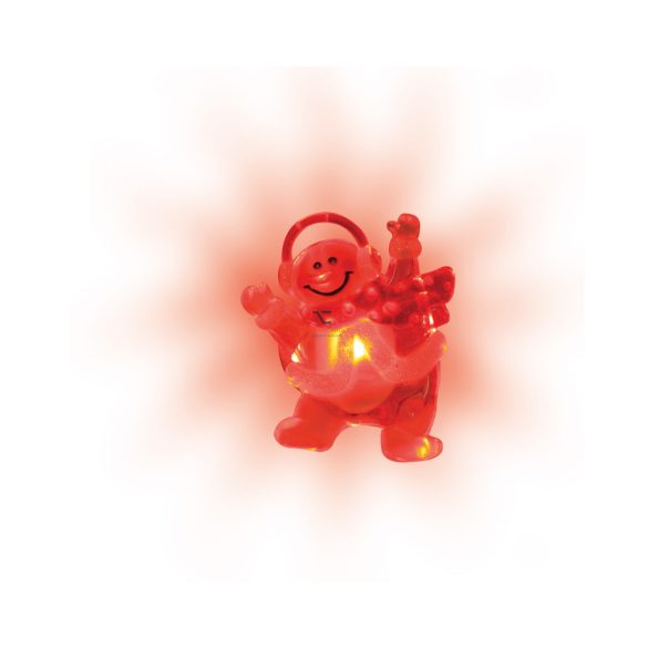 HOME LED-es ablakdísz, hóember, tapadókorongos, 3V KID 322