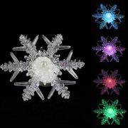   HOME LED-es ablakdísz, hókristály, tapadókorongos, 3V színváltó KID 331