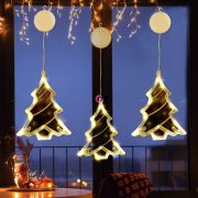 Home LED-es ablakdísz karácsonyfa, 19cm, 4,5V KID 412