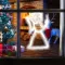 Home LED-es ablakdísz Angyal, 19cm, 4,5V KID 413